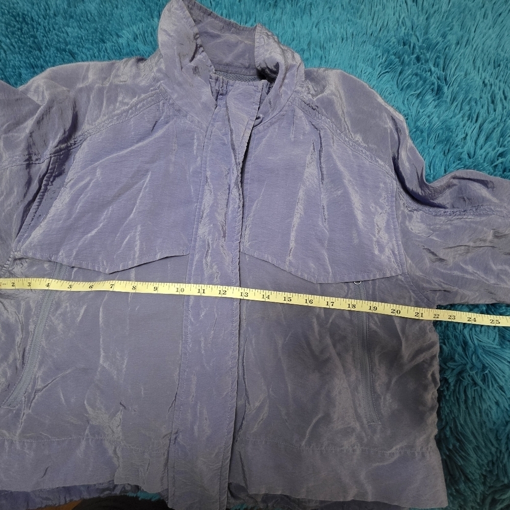 Athleta Arrival Jacket In Dark Adonis Blue/Purple Size M - Picture 12 of 12